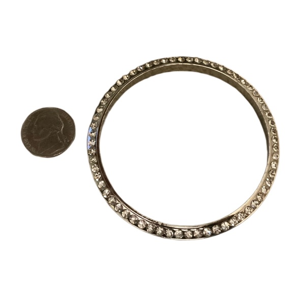 Set of Two Silver Bangle Bracelets - Picture 3 of 4